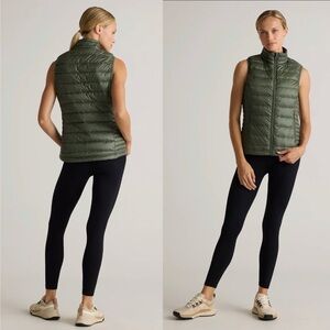 Quince lightweight Olive Green Down Puffer Vest